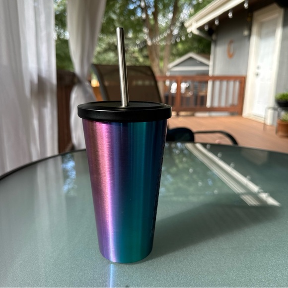 2014 Blue purple ombré metal tumbler - Picture 5 of 8